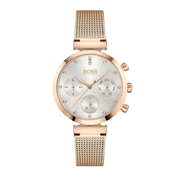 boss rose gold mens watch