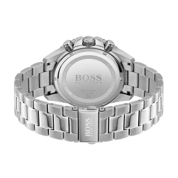 Boss Admiral 46mm Steel Blue Dial Quartz Bracelet Chronograph Watch