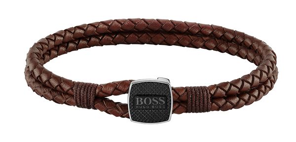 hugo boss men's bracelet leather