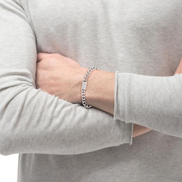 Hugo Boss Chains For Him Flat Curb Bracelet Peter Jackson