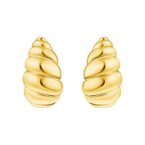 Thomas Sabo Twisted Band Gold-Plated Stud Earrings 