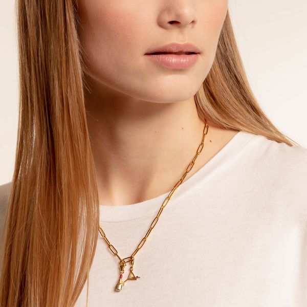 Thomas sabo charm necklace gold Clearance