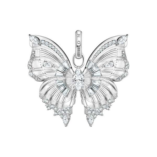 Thomas Sabo Butterfly Paradise Cubic Zirconia Silver Pendant 