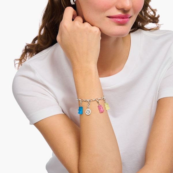 Thomas Sabo x Haribo My GoldBear Pink Silver Charm