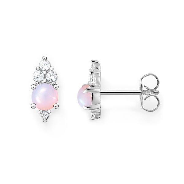 Thomas Sabo Pink Opal Coloured Stud Earring