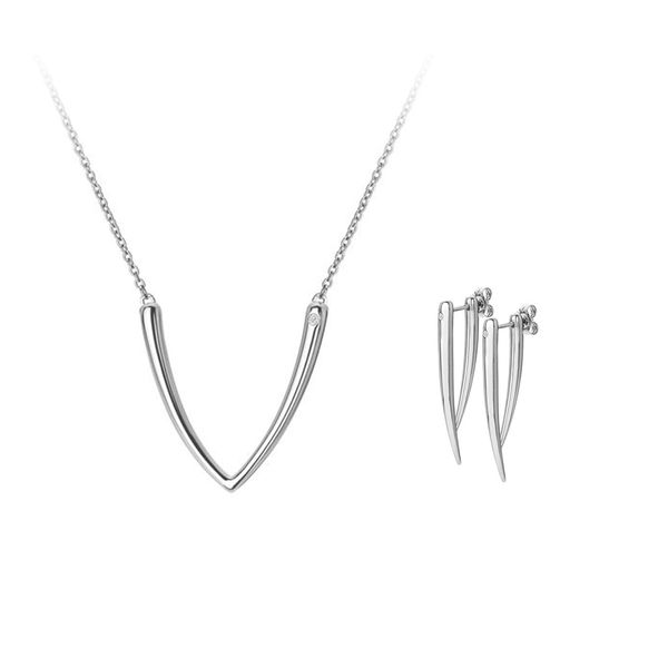 Hot diamonds necklace and earrings set top