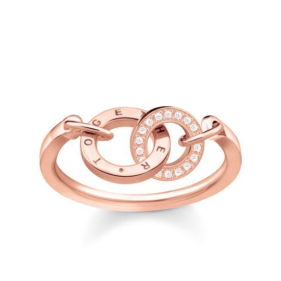 Thomas Sabo Rose Gold Together Forever Ring Peter Jackson