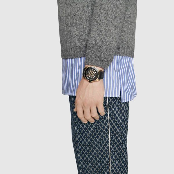Gucci dive rubber strap hot sale