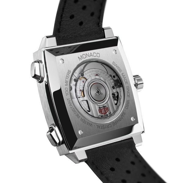 TAG Heuer Monaco Steve McQueen Edition Gents Chronograph Black Strap Watch