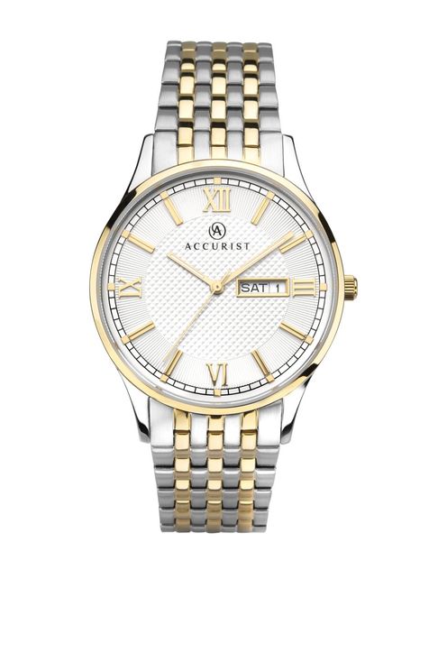 accurist gold plated watch