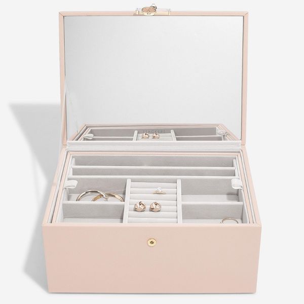 Stackers Blush & Gold Luxury Classic Jewellery Box