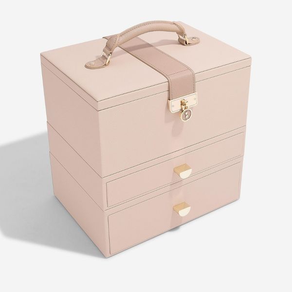 Stackers Blush & Gold Luxury Classic Jewellery Box