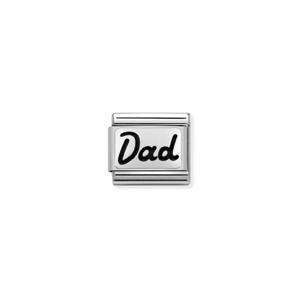 Nomination Composable Classic Link Dad In Sterling Silver