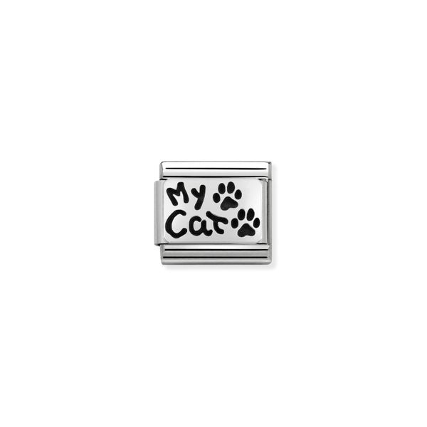 Nomination Composable Classic Link My Cat In Sterling Silver