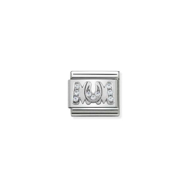 Nomination Composable Classic Link Mum In Sterling Silver