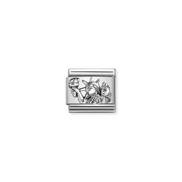 Nomination Composable Classic Link Statue Of Liberty In Sterling Silver