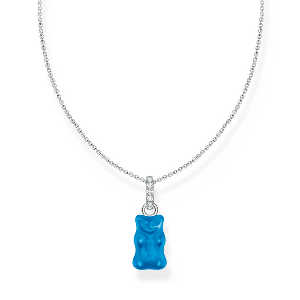 Thomas Sabo x Haribo My GoldBear Blue Silver Necklace 
