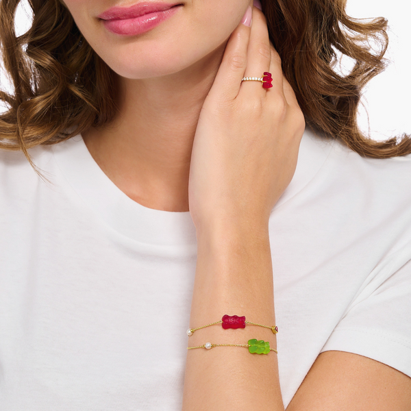 Thomas Sabo x Haribo My GoldBear Red Gold Bracelet