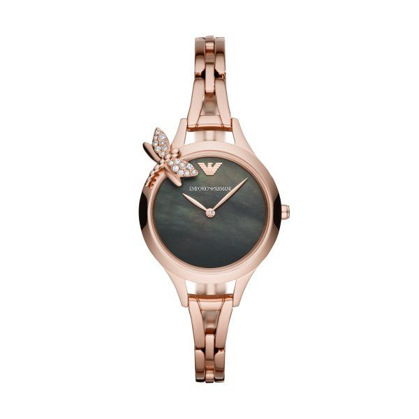 rose gold armani watches