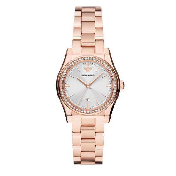 Emporio armani ceramica rose gold deals