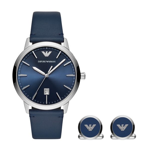 blue armani watches