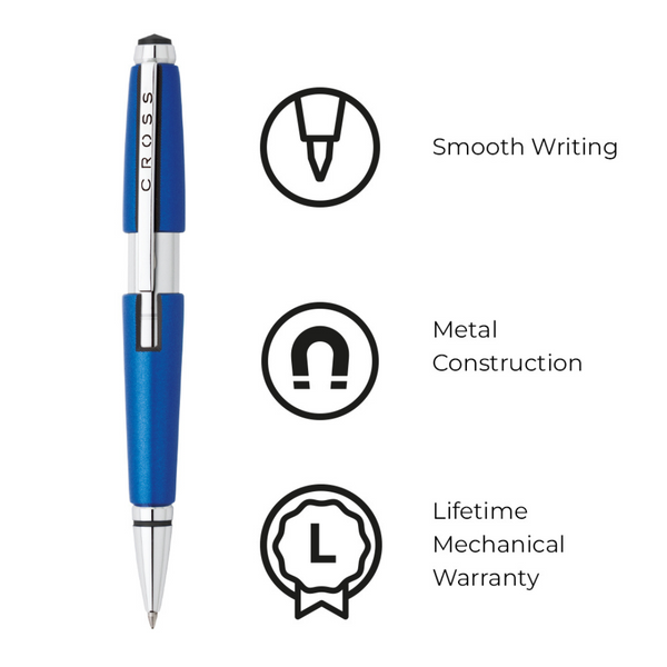 Cross Edge Nitro Blue Gel Rollerball Pen 
