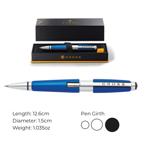 Cross Edge Nitro Blue Gel Rollerball Pen 