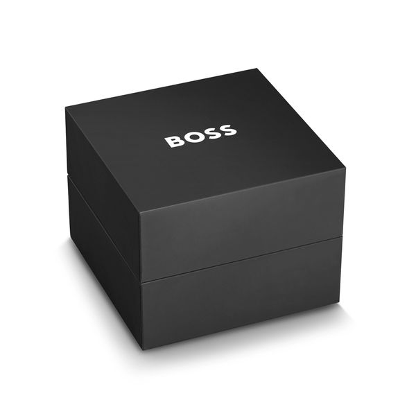 Boss One 38mm Champagne Dial Quartz Bracelet Chronograph Watch