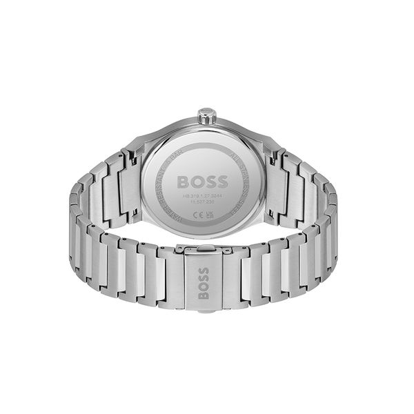 Boss Candor 41mm Steel Green Dial Quartz Bracelet Watch