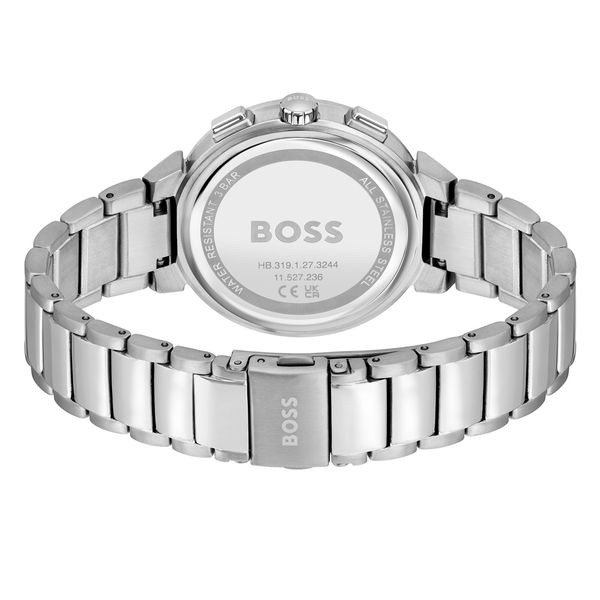 Boss One 38mm Champagne Dial Quartz Bracelet Chronograph Watch