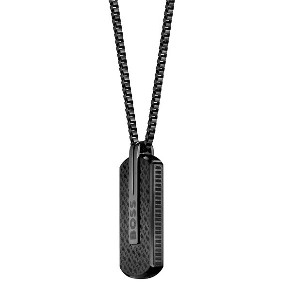 Boss Orlado Black Dog Tag