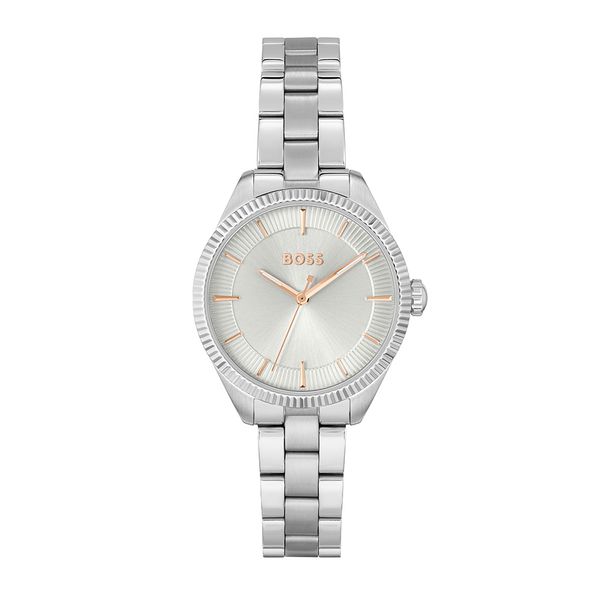 Boss Sage 32mm Steel Silver Dial Quartz Bracelet Watch