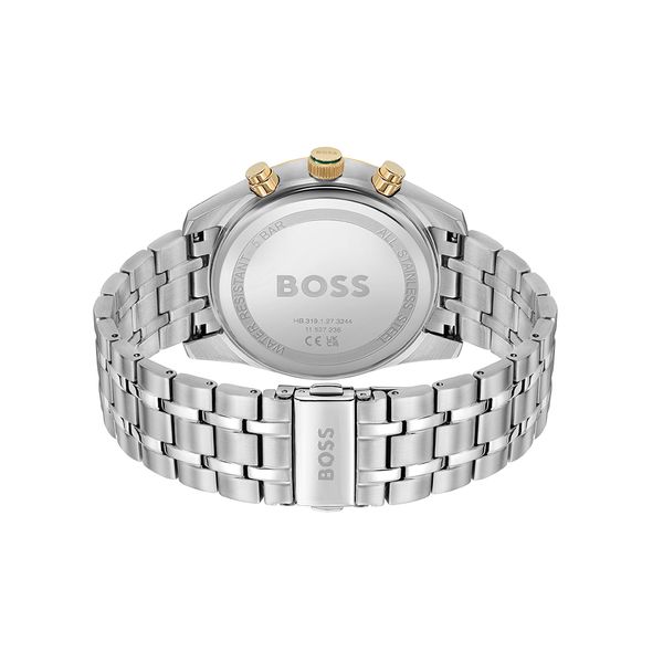 BOSS Sky traveller 44mm Green Bi Colour Quartz Bracelet Watch