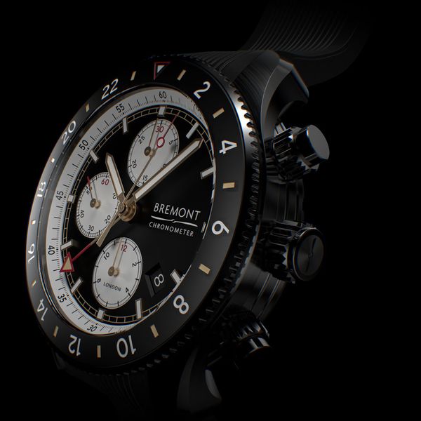 Bremont Supermarine Chrono Jet 43mm Rubber Strap Watch