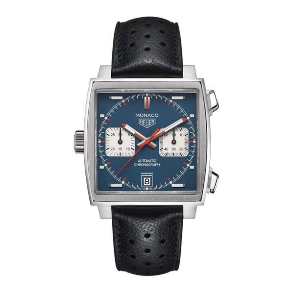 TAG Heuer Monaco Steve McQueen Edition Gents Chronograph Black Strap Watch