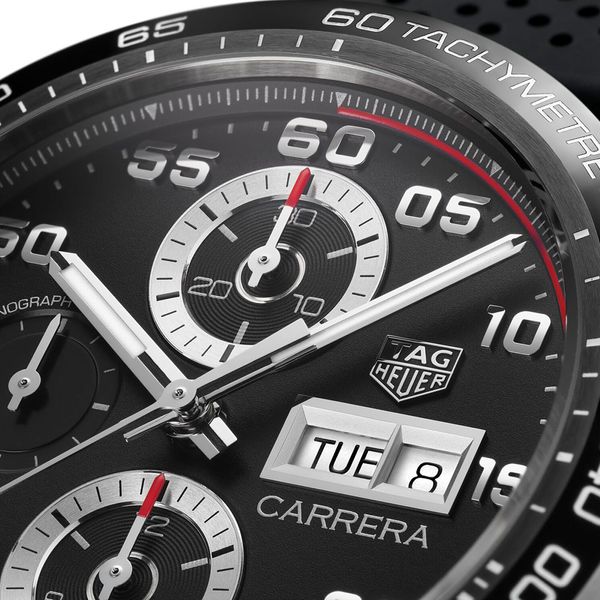 Tag heuer carrera on sale calibre 16 rubber strap