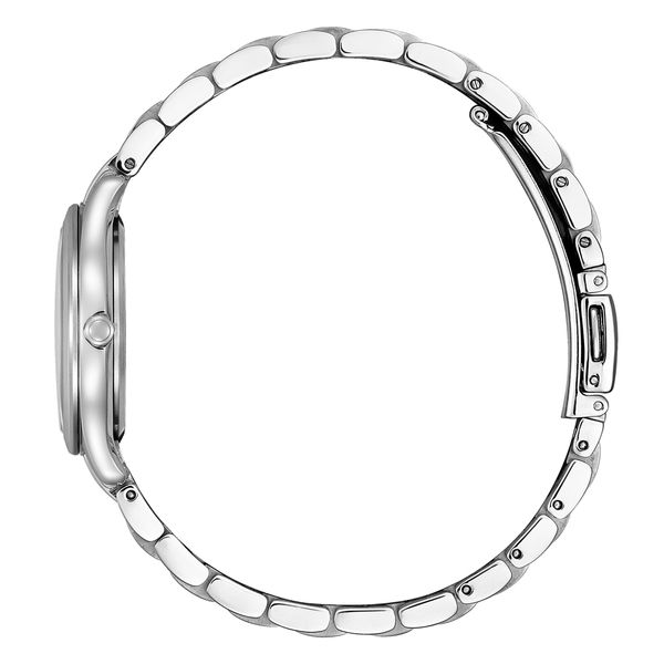 Citizen Ladies' 26mm Silhouette Diamond Blue Mother Of Pearl Dial Bracelet Eco Drive Watch
