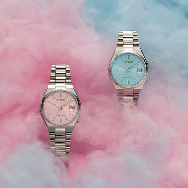 Citizen Tsuyosa 37mm Pink Steel Automatic Watch 