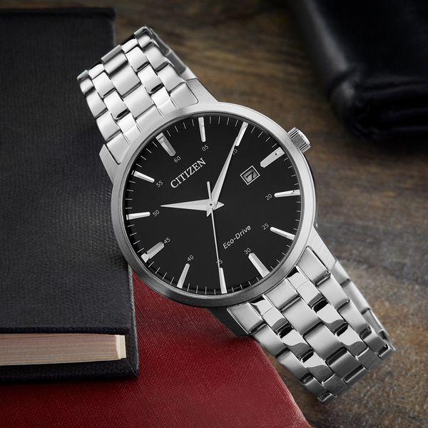 Citizen Men's 40mm Black Bracelet Eco Drive Watch