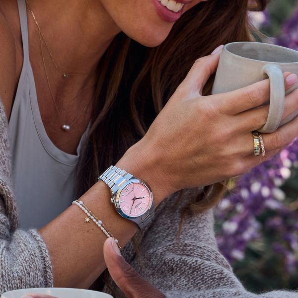 Citizen Tsuyosa 37mm Pink Steel Automatic Watch 