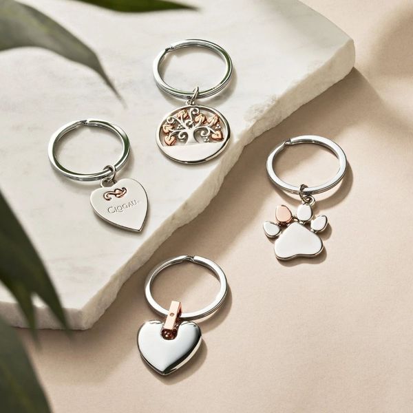 Clogau Paw Prints Keyring