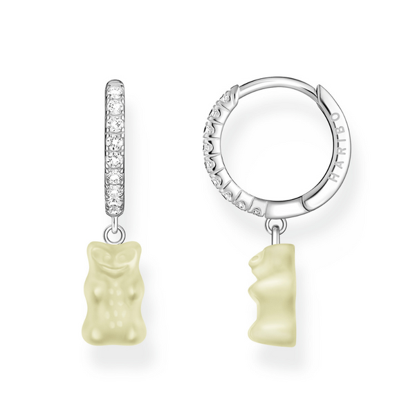 Thomas Sabo x Haribo Gummy Bear White Hoop Earrings Peter Jackson
