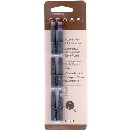 Cross Blue Fountain Pen Ink Cartridges