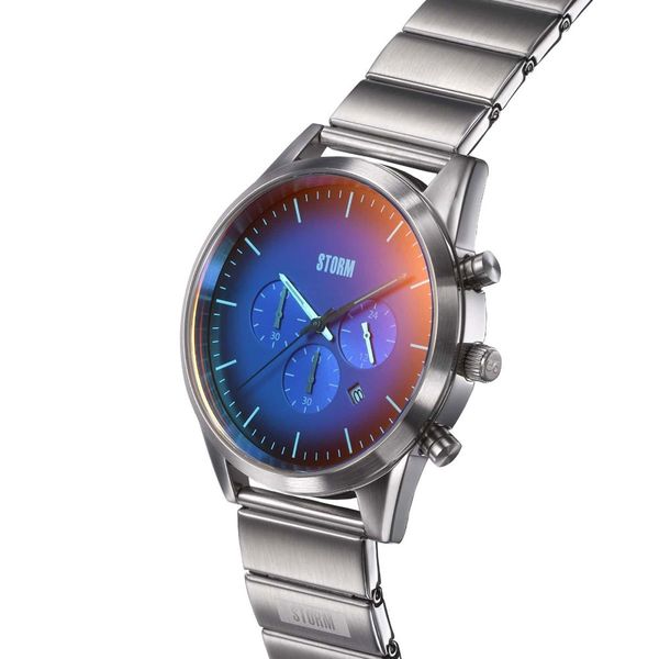 Storm Gents Crusader Lazer Blue Bracelet Watch