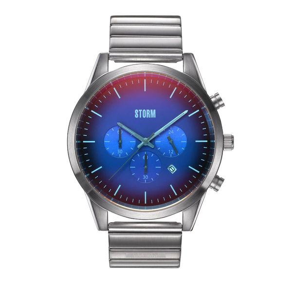 Storm Gents Crusader Lazer Blue Bracelet Watch