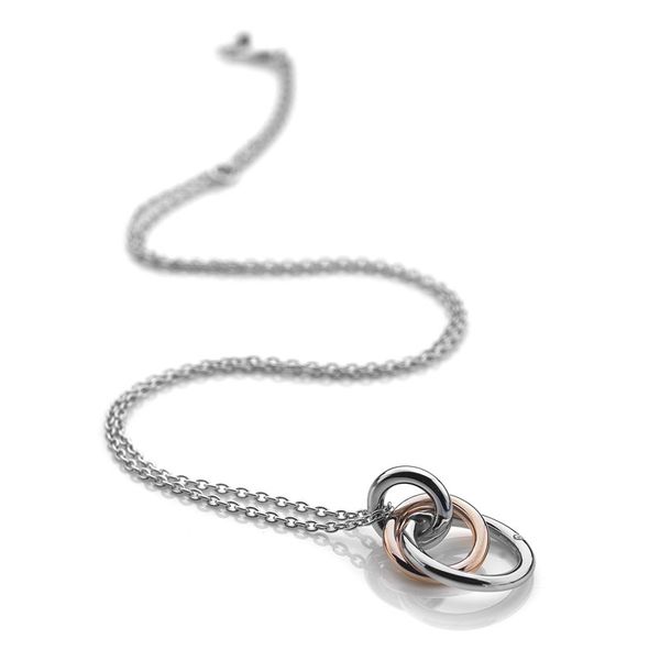 Hot Diamonds Eternal Interlocking Rings Pendant