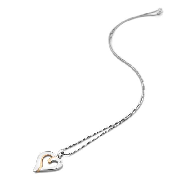 Hot Diamonds Most Loved Elegant Together Heart Pendant
