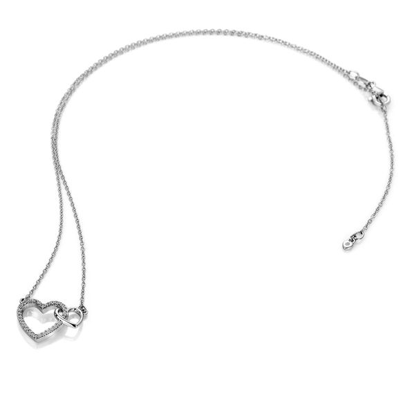 Hot Diamonds Togetherness Open Heart Pendant