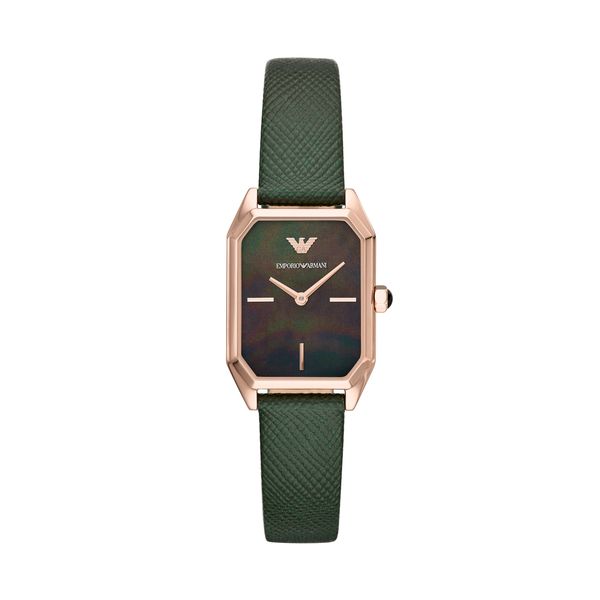 armani watch green strap