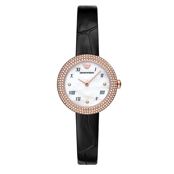 Emporio armani rose hotsell gold watch ladies